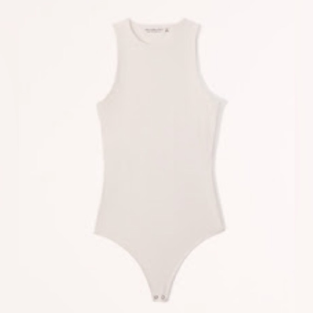 Abercrombie & Fitch soft matte seamless high-neck bodysuit